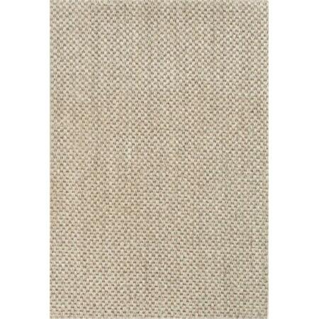 JAIPUR RUGS Naturals Solid Pattern Sisal Taupe/Ivory Area Rug  3x5 RUG119173